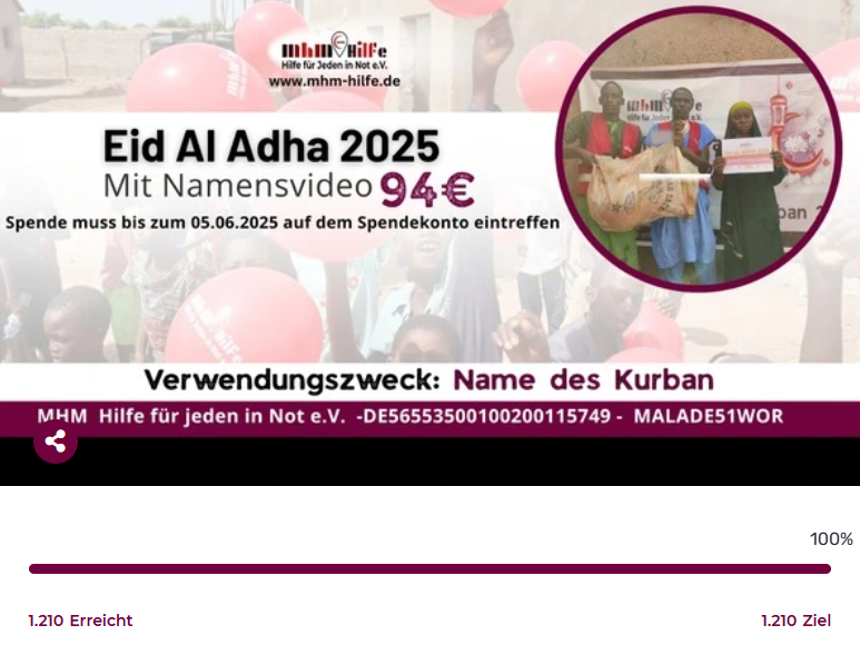 Eid al Adha 6 Brunnenbau