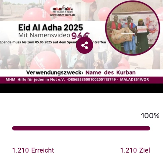 Eid al Adha 7 Brunnenbau